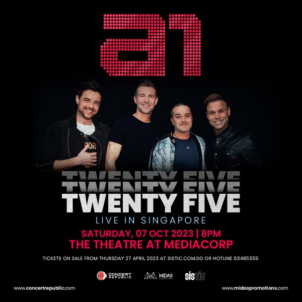 A1 Twenty Five Live in Singapore