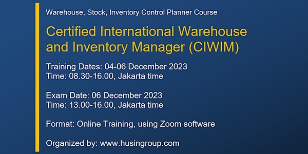 Certified International Warehouse and Inventory Manager (CIWIM)