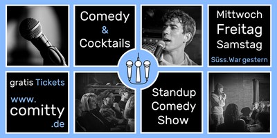 Comedy & Cocktails: Standup-Comedy-Show mit Profi-Comedians & Newcomern (Friedrichshain)
