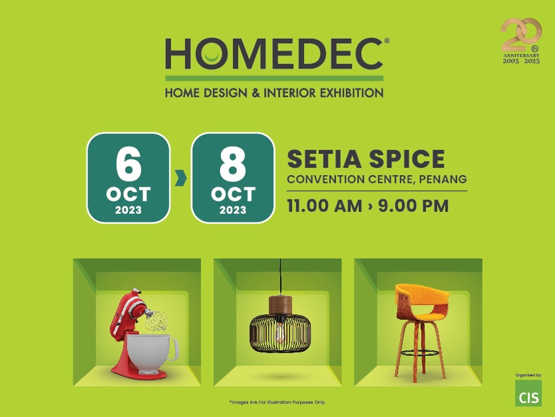 2023 HOMEDEC Penang: Home Design & Interior Exhibition