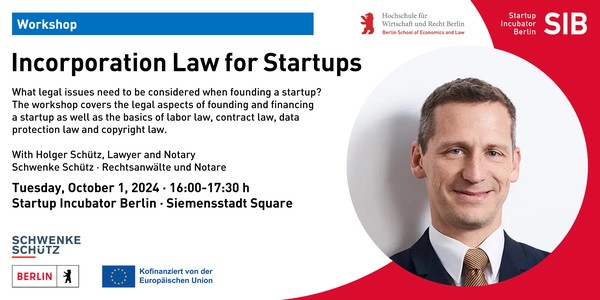 Workshop: Incorporation Law for Startups