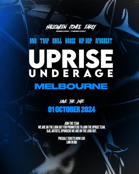 UPRISE UNDERAGE MELBOURNE | GRAVEYARD GETDOWN | HALLOWEEN THEMED