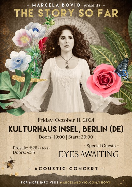 Marcela Bovio + Eyes Awaiting - Acoustic Concert in Berlin