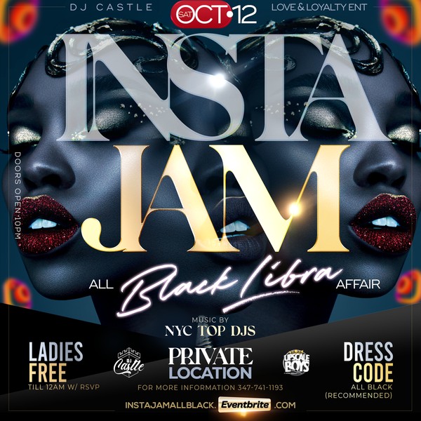 INSTAJAM : ALL BLACK LIBRA AFFAIR