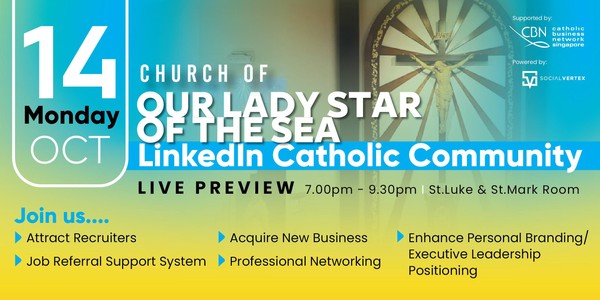 LinkedIn Catholic Community (LCC) October Live Preview