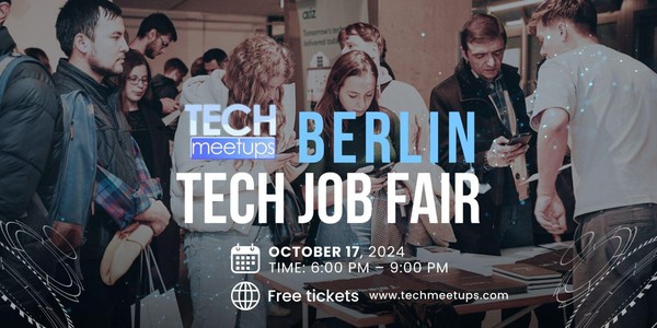 BERLIN TECH JOB FAIR AUTUMN 2024