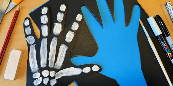 Mini Makers: Skeleton Hand STEAM Challenge (ages 6 - 12)