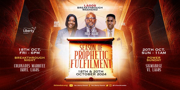 Lagos Breakthrough Night -  Season of Prophetic Fulfilment