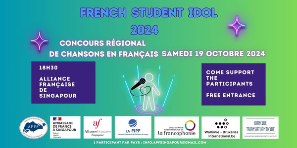 French Student Idol 2024 - Concours régional de chansons en français