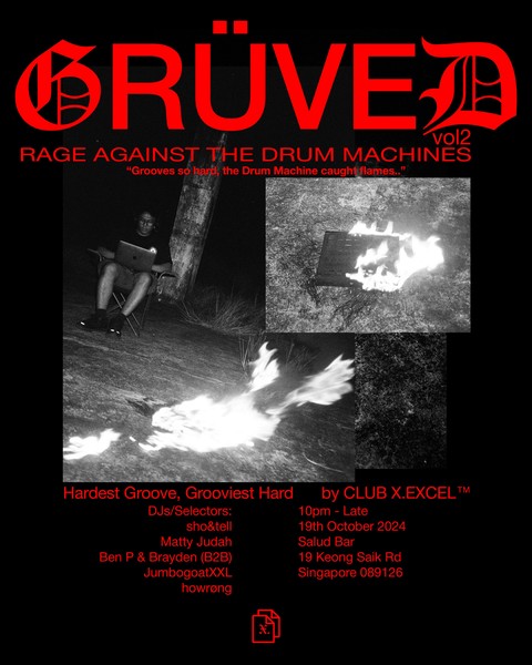 GRÜVED Vol 2 "Rage Against The Drum Machines" - by CLUB X.EXCEL