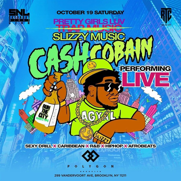 Cash Cobain Performing Live Pretty Girls Luv Slizzy Music