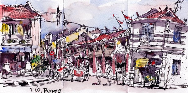 Pen Ink Drawing Course x Penang Sights by Tia - NT20241002PID