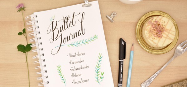 Mein erstes Bullet Journal - Lettering und Illustrationen