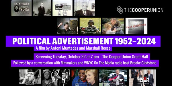 Political Advertisement 1952-2024: Screening and Panel