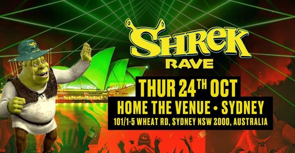 Shrek Rave Is Coming To Sydney!