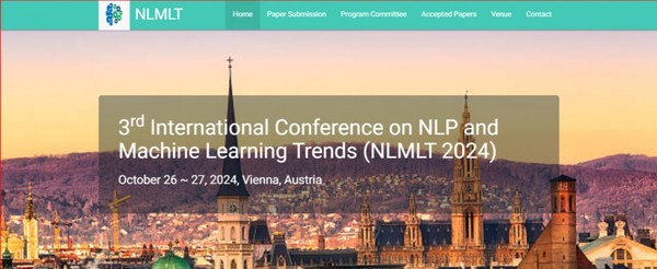 3rd International Conference on NLP and Machine Learning Trends (NLMLT 2024)