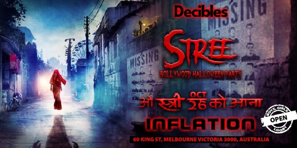 STREE: Bollywood Halloween Night at Inflation, Melbourne