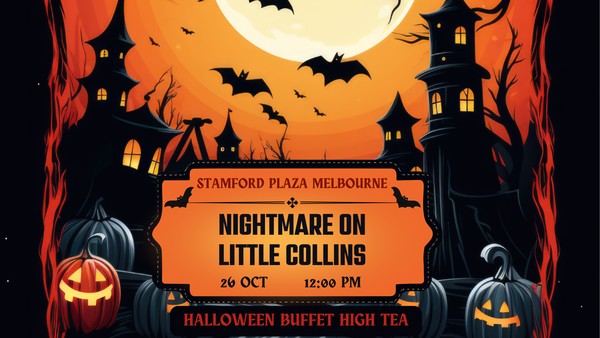 Nightmare on Little Collins- A Halloween Buffet high Tea