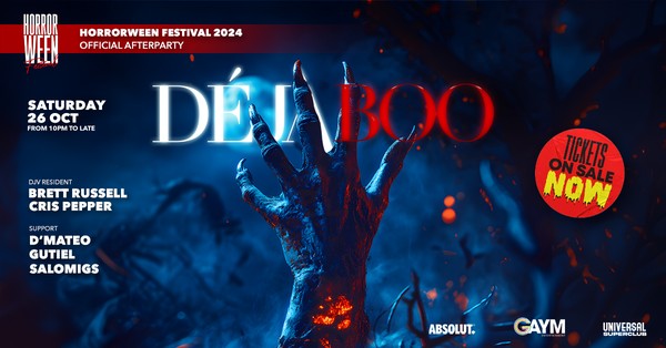 DÉJÀVU HALLOWEEN (The Official HORRORWEEN Festival Afterparty)