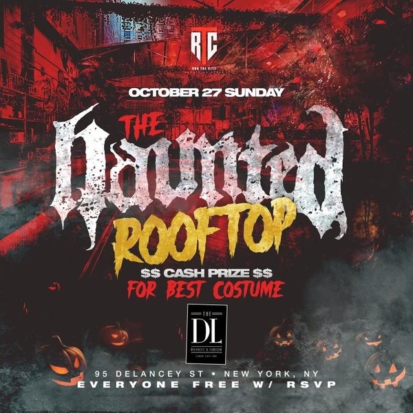 Halloween Rooftop Day Party @ The Delancey Rooftop