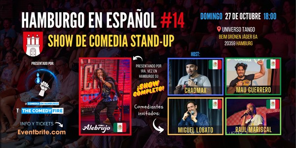 Hamburgo en Español #14 - El showcase de comedia stand-up en tu idioma