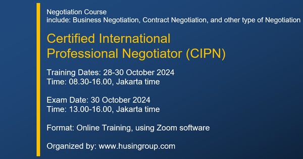 Certified International  Professional Negotiator (CIPN)