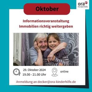 Kostenfreie digitale Veranstaltung: "Immobilien richtig weitergeben"