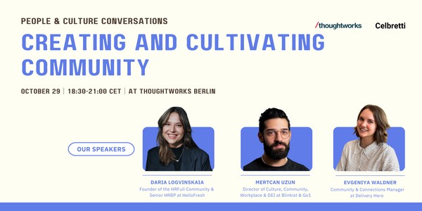 People & Culture Conversations: Creating and Cultivating Community