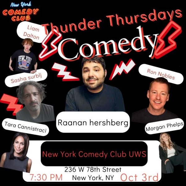 Thunder Thursday ft. Raanan Hershberg, Tara Cannistraci, Ron Nobles, Sasha Srbulj