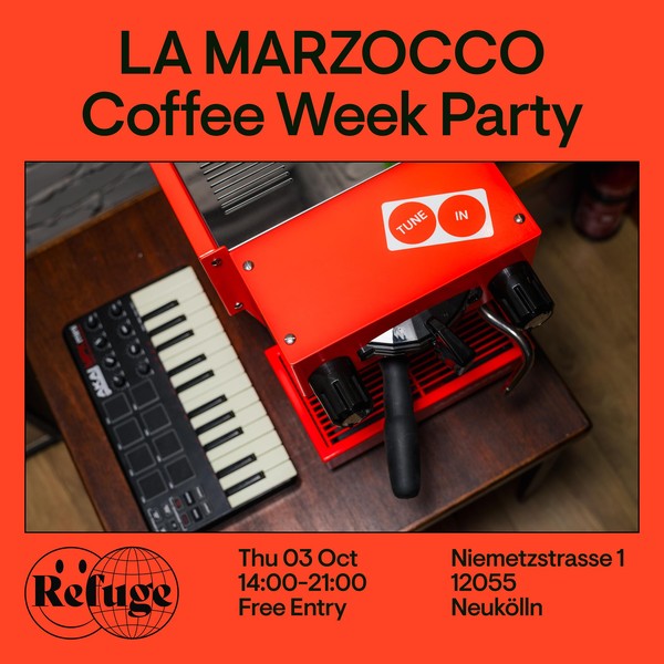 Refuge Worldwide x La Marzocco Day Party