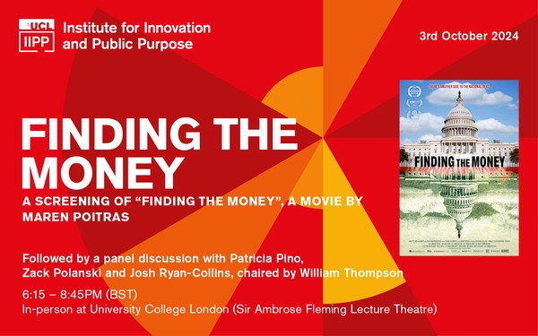 Finding the Money: Movie Screening and Panel