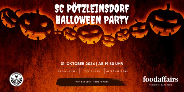 SC Pötzleinsdorf Halloween Party 2024