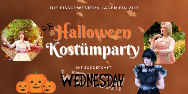 Halloween Kostümparty mit den Eisschwestern & Wednesday