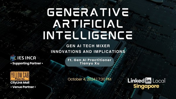 Generative Artificial Intelligence Mixer ft. Gen AI Practitioner Tianyu Xu