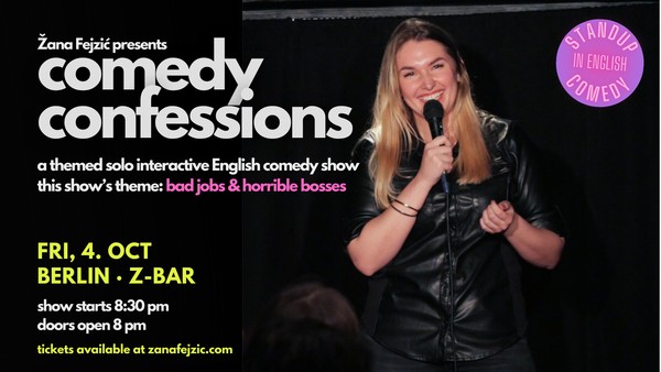 Comedy Confessions: An Interactive English Comedy Show (Berlin)