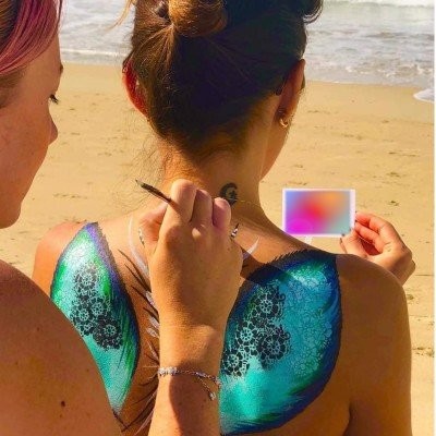 Body Painting Class at the Beach - for women in Sydney!