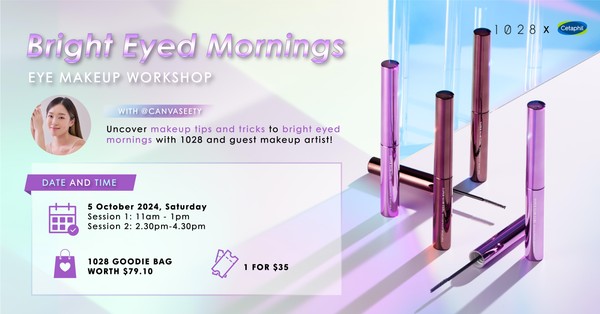 Bright Eyed Mornings with 1028 Eye Makeup Workshop