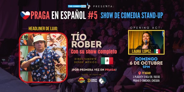 Praga en Español #5 - Show de comedia stand-up | Con el Tío Rober