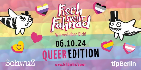 Fisch sucht Fahrrad Berlin | Queer Edition | Dating Party | 06.10.24