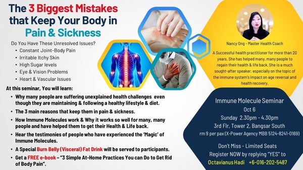 The 3 Biggest Mistakes that Keep Your Body in Pain & Sickness