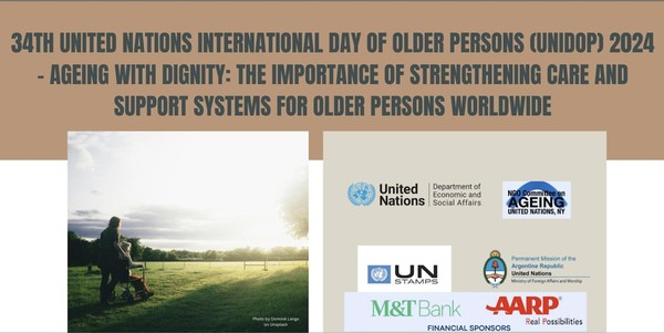 2024 - 34th UN INTERNATIONAL DAY OF OLDER PERSONS CELEBRATION