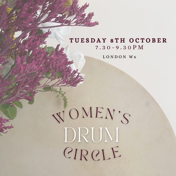 Women's drum circle in West London