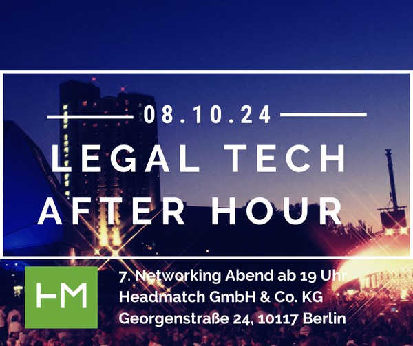 7. Legal Tech AFTER HOURS