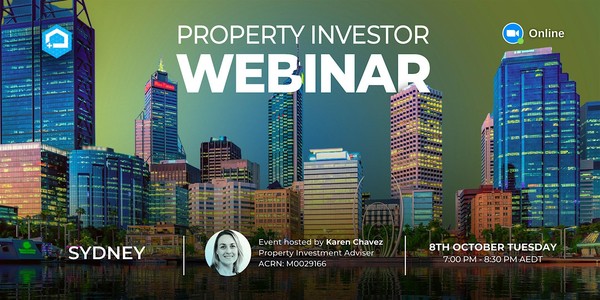 FREE Sydney Property Investor Webinar 08/10/24, Tuesday