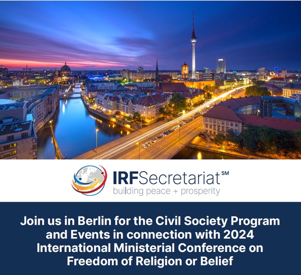 Civil Society Program Supporting Ministerial for Religious Freedom - Berlin