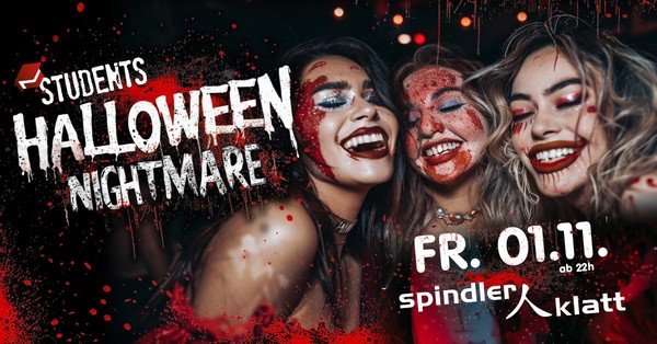 Students Halloween Nightmare - die Halloween Party für alle Studis