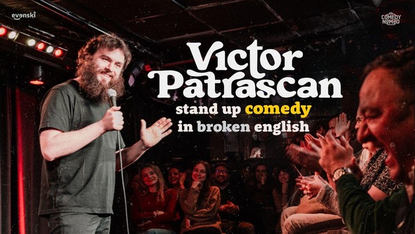 Stand up Comedy in broken English • Victor Patrascan in Hamburg