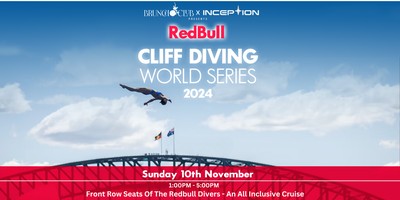 Brunch Club x Inception - Redbull Cliff Diving - All Inclusive Boat Cruise