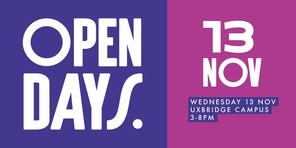 Uxbridge College Open Day at Uxbridge Campus, Wednesday 13 November 2024