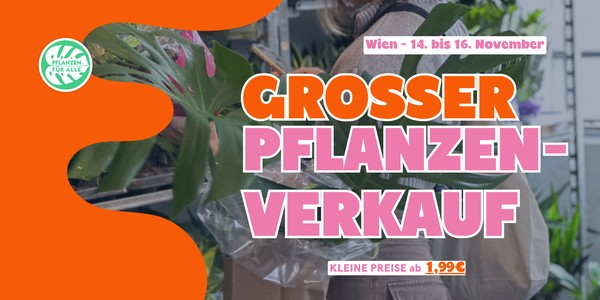 Großer Pflanzenverkauf - Wien